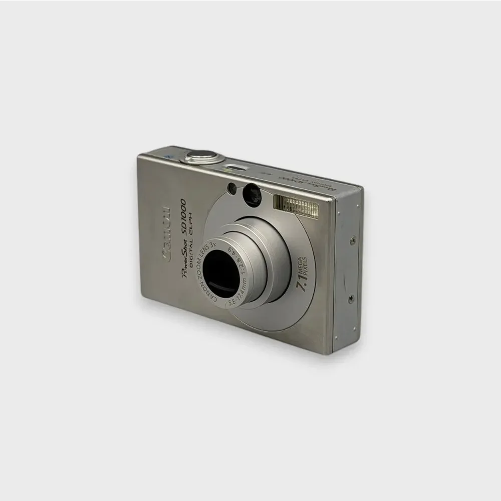 Canon PowerShot SD1000 Digital Camera | 7.1MP | Silver